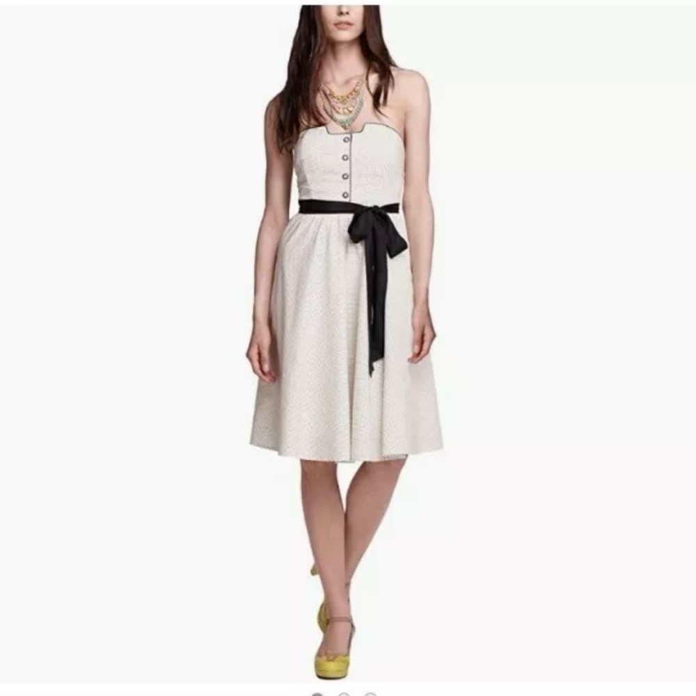 Anthropologie polka dot dress